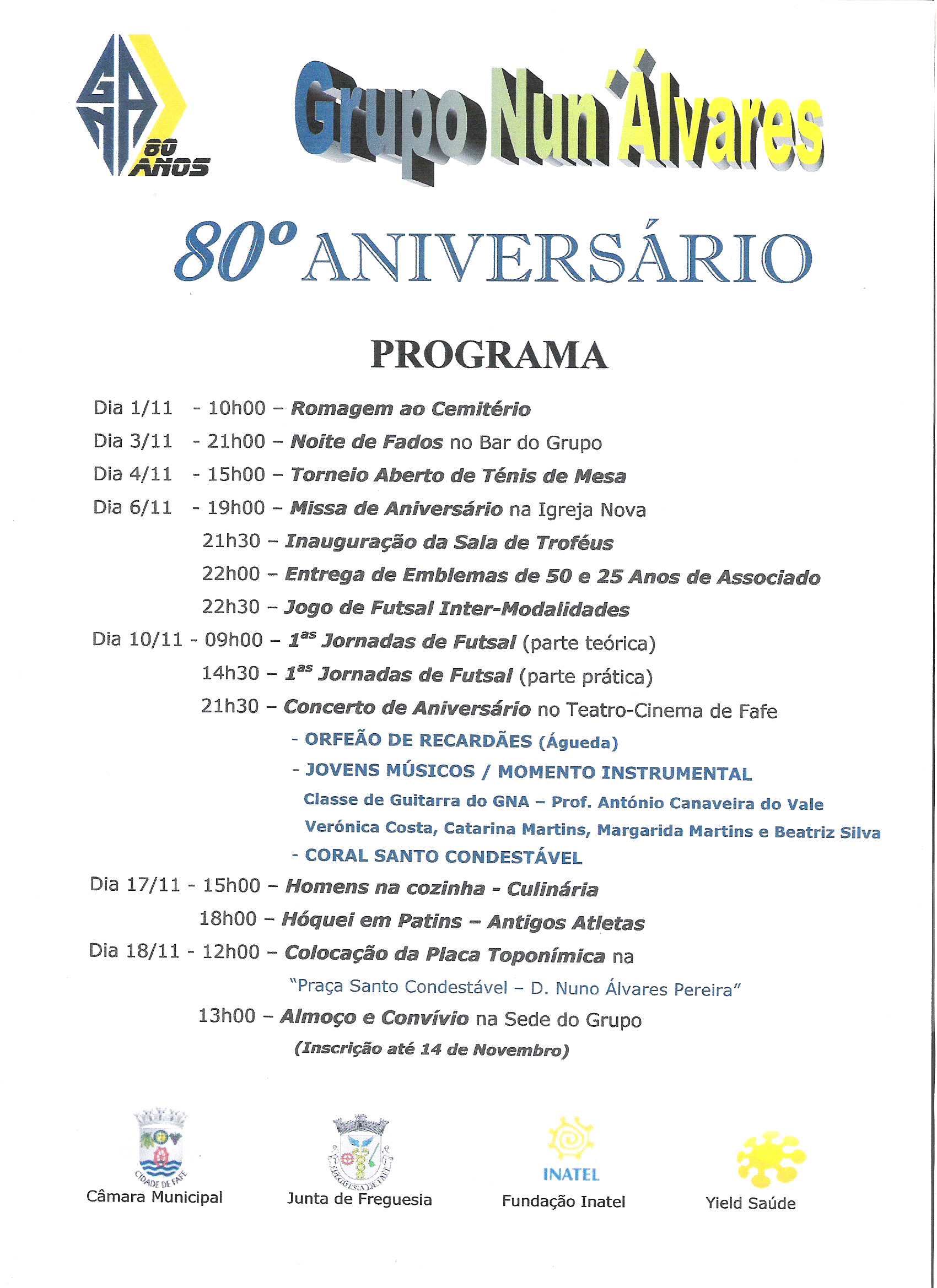 80º ANIVERSÁRIO