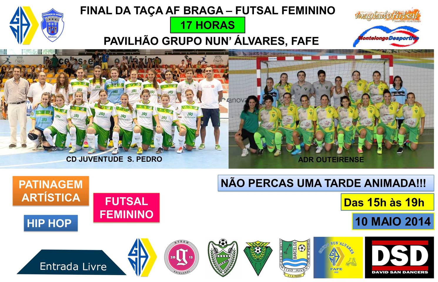 FESTA DE FUTSAL FEMININO – FINAL TAÇA AF BRAGA 2013/2014